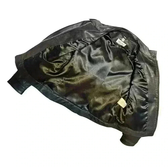 Vintage Helline Germany 100% Leather Women’s Motorcycle Biker Jacket EUR sz 40 - Picture 10 of 15